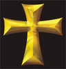 Gold Cross Image